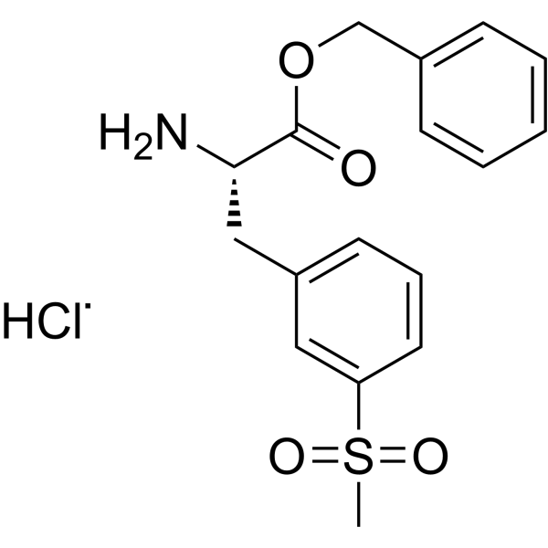 (S)-Benzyl 2-amino-3-(3-(methylsulfonyl)phenyl)propanoate hydrochloride 1194550-59-8